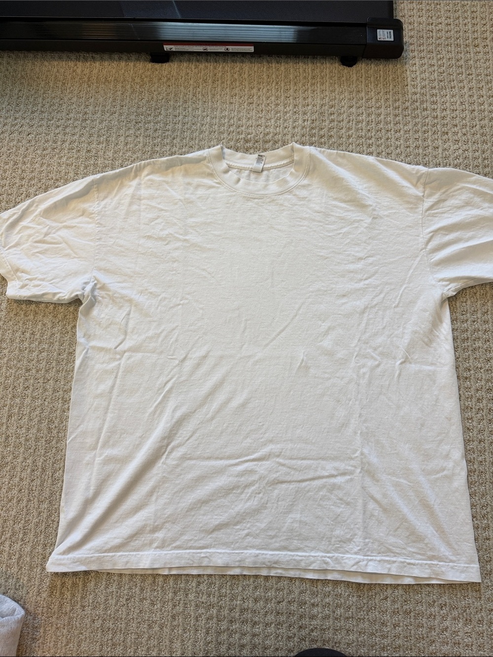 Los Angeles Apparel White Short Sleeve Crewneck Tee
